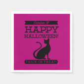 Typografische retro Halloween Servetten (Voorkant)