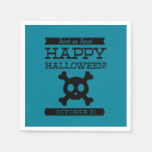 Typografische retro Halloween Servetten (Voorkant)