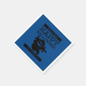 Typografische retro Halloween Servetten (Hoek)