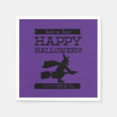 Typografische retro Halloween Servetten (Voorkant)