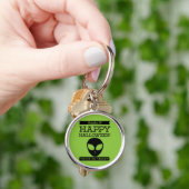 Typografische retro Halloween Sleutelhanger (Hand)