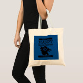 Typografische retro Halloween Tote Bag (Voorkant (product))