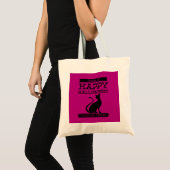 Typografische retro Halloween Tote Bag (Voorkant (product))