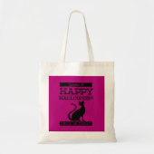 Typografische retro Halloween Tote Bag (Voorkant)