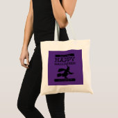 Typografische retro Halloween Tote Bag (Voorkant (product))