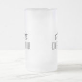 Typografische tekst van Chaos Coordinator Matglas Bierpul (Center)