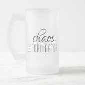 Typografische tekst van Chaos Coordinator Matglas Bierpul (Links)