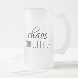 Typografische tekst van Chaos Coordinator Matglas Bierpul
