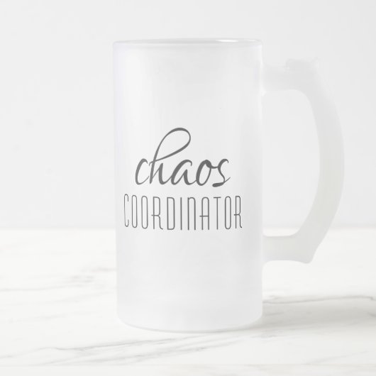 Typografische tekst van Chaos Coordinator Matglas Bierpul (Rechts)