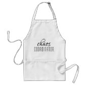 Typografische tekst van Chaos Coordinator Standaard Schort (Voorkant)
