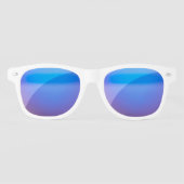 Typografische tekst vrij rond zwemmen zonnebrillen (Voorkant)