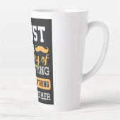 Typografische Vaderdag Latte Mok (Rechts)