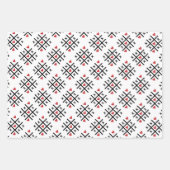 Typografische Valentijnsdag Inpakpapier Vel (Voorkant 2)