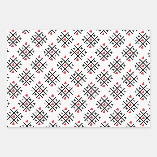 Typografische Valentijnsdag Inpakpapier Vel (Voorkant 2)