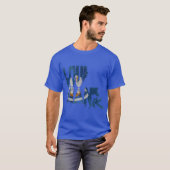 Typografische Vlagkaart T-shirt (Voorkant volledig)