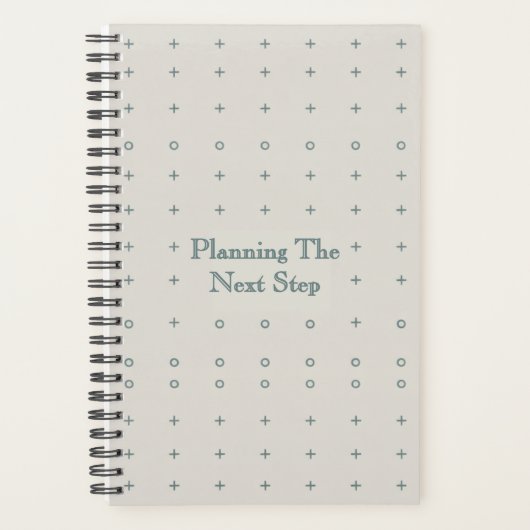 Typographic Block  - Modern Cover Art Planner (Voorkant)