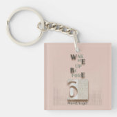 Typography_5_Wake Me Up Before 6 Acryl Sleutelhanger (Voorkant)
