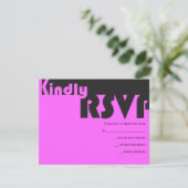 TYPOGRAPHY Bar Bat Mitzvah Antwoord (Staand voorkant)