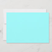 TYPOGRAPHY Bar Mitzvah-uitnodiging Kaart (Achterkant)