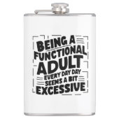 Typography design  Motivational Heupfles (Voorkant)