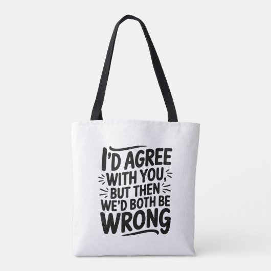 Typography design  Motivational Tote Bag (Achterkant)