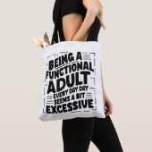 Typography design  Motivational Tote Bag (Dichtbij)