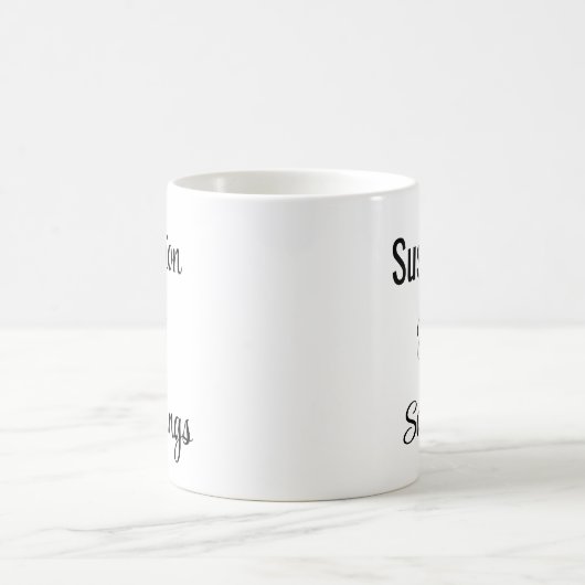 Typography Funny Judge Mornings Koffiemok (Center)