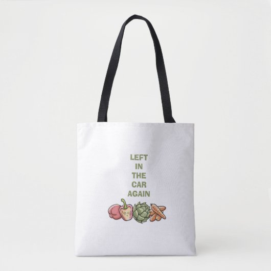 Typography funny quote cute trendy tote bags. bag (Voorkant)