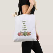 Typography funny quote cute trendy tote bags. bag (Dichtbij)