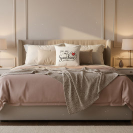 Typography motivational quote elegant kussen