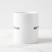 Typography Mug Design – Best Wife Ever Grote Koffiekop (Voorkant)