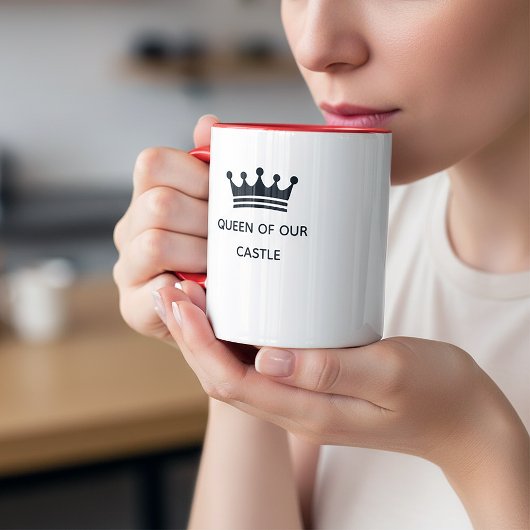 Typography Mug Design – Queen of Our Castle Mok