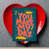  Typography Quote Love Valentine Card Kaart