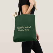   Typography simple motivational inspirational Tote Bag (Dichtbij)