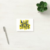 Typography sticker live in wonder Quote Post-it® Notes (Kantoor)