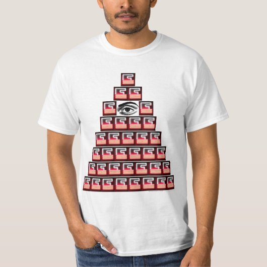 TYPOPYRAMID 003 T-SHIRT (Voorkant)