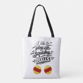 TypTi Squishy Ballen Tote Bag (Achterkant)