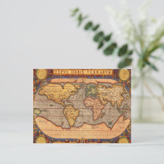 Typvs Orbis Terrarvm Briefkaart (Staand voorkant)
