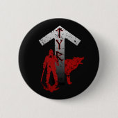 Tyr en Fenrir Button (Voorkant)