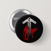 Tyr en Fenrir Button (Voorkant /achterkant)