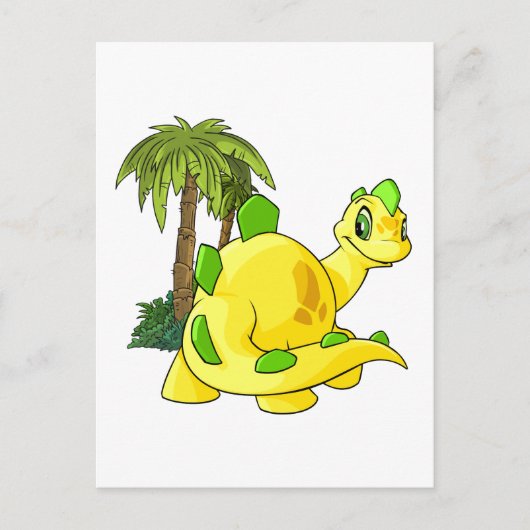 Tyrannian yellow Chomby gazing Briefkaart (Voorkant)