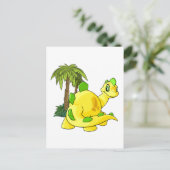 Tyrannian yellow Chomby gazing Briefkaart (Staand voorkant)