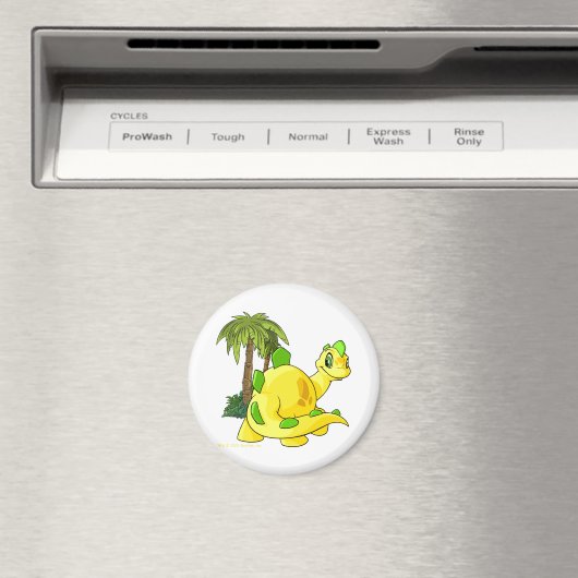 Tyrannian yellow Chomby gazing Magneet (Insitu (Vaatwasser))