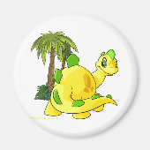 Tyrannian yellow Chomby gazing Magneet (Voorkant)