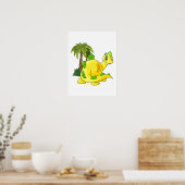 Tyrannian yellow Chomby gazing Poster (Keuken)