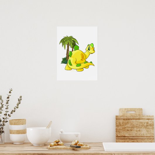 Tyrannian yellow Chomby gazing Poster (Keuken)