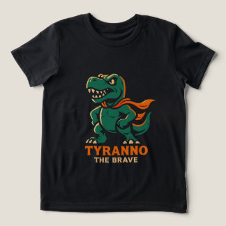 Tyranno de Dappere - Dinosaurus van de Held Tri-Blend Shirt
