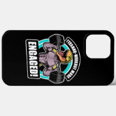 Tyranno-Workout Mode Betrokken bij Rex Workout Fit Case-Mate iPhone Case (Achterkant (horizontaal))