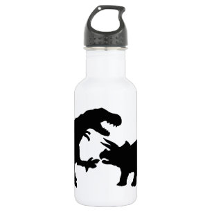 Tyrannosaur en Triceratops b Waterfles