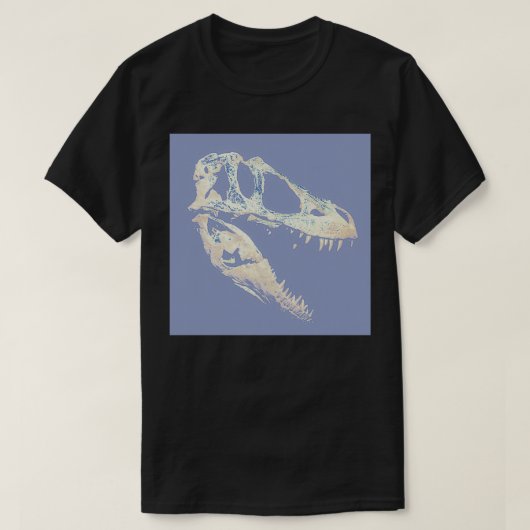 Tyrannosaur White Skull T-shirt (Design voorkant)